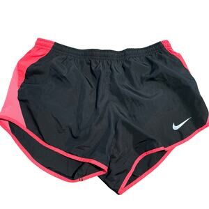Nike Dri-Fit Tempo Running Shorts, Black & Hot Pink, Women's Medium